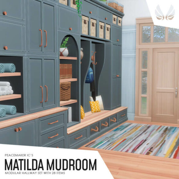 Matilda Mudroom - A Modular Hallway Set with 28 items