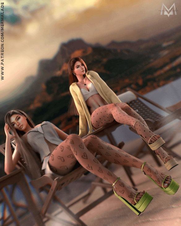 Double Platform Heels