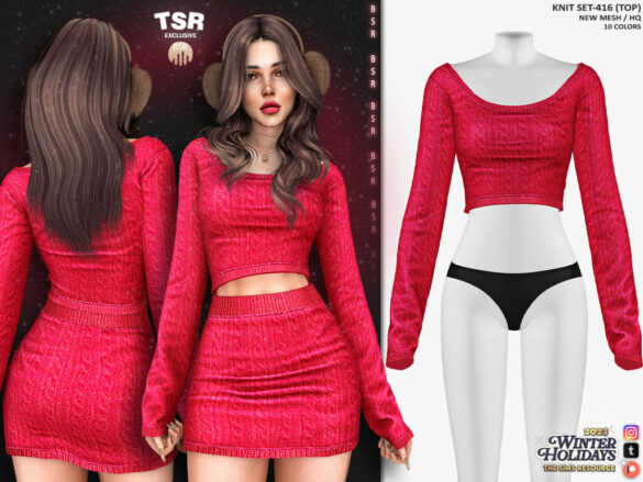 KNIT SET-416 BD1128 & BD1129