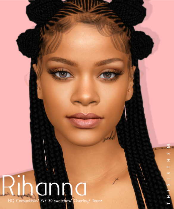 Rihanna Skin & Sim