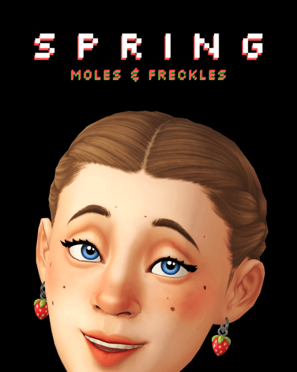 spring moles freckles