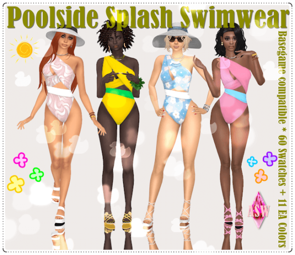Poolside Splash Swimwear