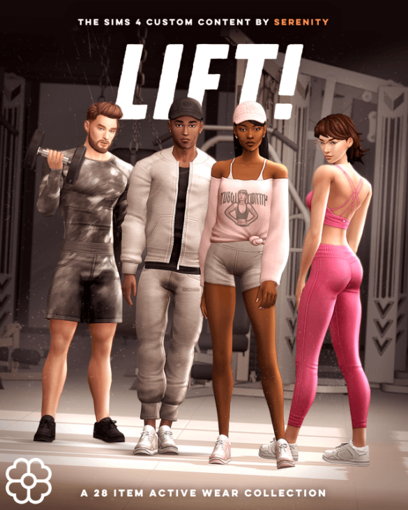 lift a fitness clothing line by serenity cc