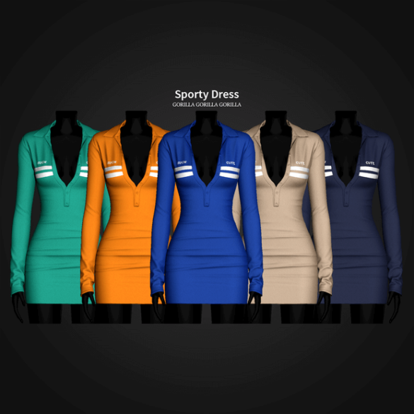 Sporty Dress · Sun Cap