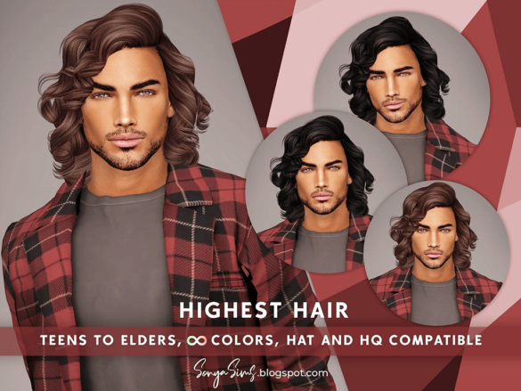 SONYASIMS - HIGHEST HAIR MALES