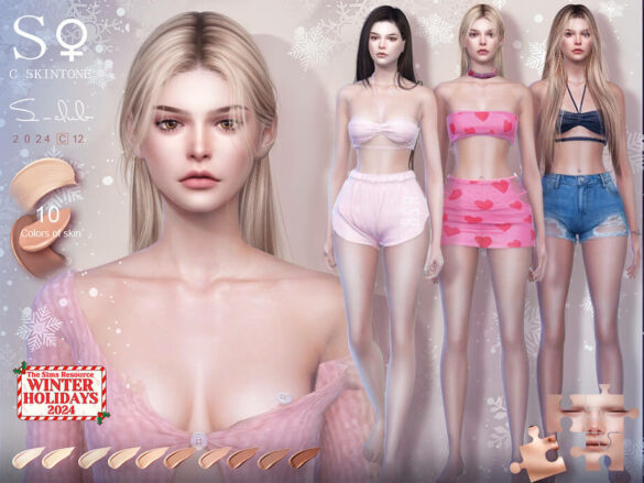WINTER Female skintones 1224 by S-CLUB