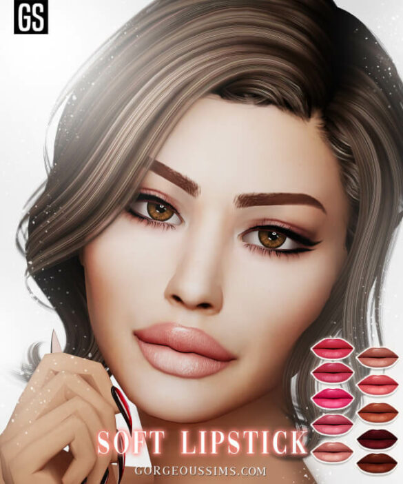 Soft Lipstick Sims 4 CC