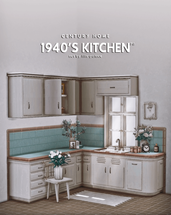 CENTURY HOME 1940's Kitchen Set