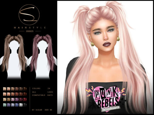 (PUNK REBELS)S-Club_050625_Double ponytails hairstyle