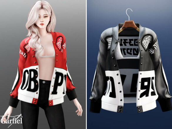Adult - Varsity jacket with Simlish