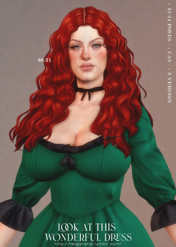 ts4 look at this wonderful dress pose pack